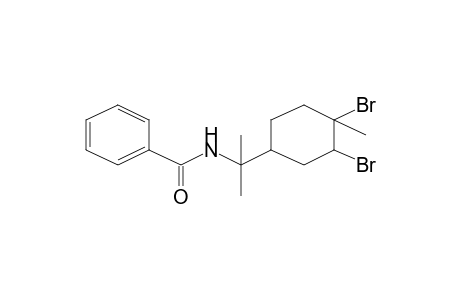 Benzamide, N-[1-(3.beta.,4.alpha.-dibromo-4-methylcyclohexyl)-1-methylethyl]-