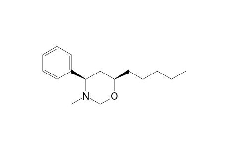 (4RS,6RS)-3-Methyl-4-phenyl-6-pentyltetrahydro-1,3-oxazine