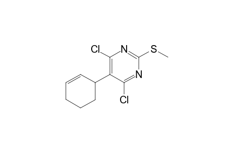 4,6-Dichloro-5-cyclohex-2-enyl-2-methylsulfanylpyrimidine