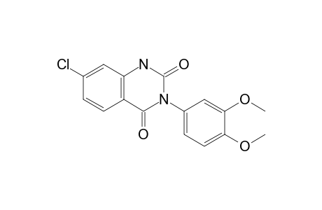 7-Chloro-3-(3'-4'-dimethoxyphenyl)quinazoline-2,4-dione