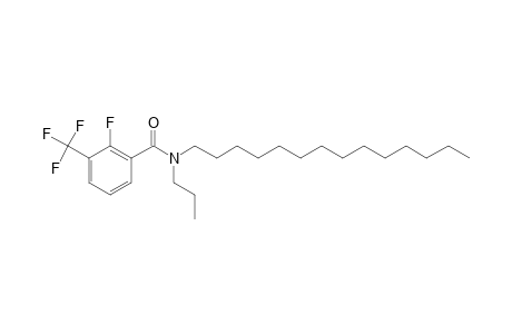 Benzamide, 2-fluoro-3-trifluoromethyl-N-propyl-N-tetradecyl-