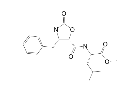 (2S)-Methyl 4-methyl-2-[(4S,5S)-5'-carbonyl-4'-benzyloxazolidin-2'-one]aminopentanoate