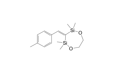 2,2,4,4-Tetramethyl-3-(4-methyl)benzylidene-1,5-dioxa-2,4-disilacycloheptan