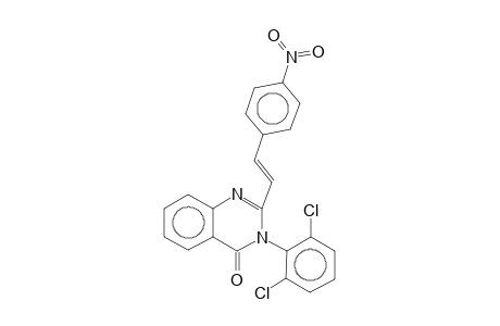 3-(2,6-Dichlorophenyl)-2-[(E)-2-(4-nitrophenyl)ethenyl]-4(3H)-quinazolinone