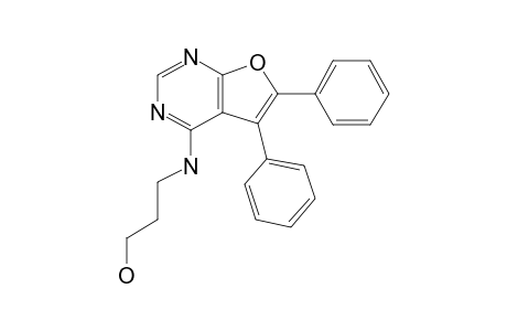 3-[(5,6-Diphenylfuro[2,3-D]pyrimidin-4-yl)amino]-1-propanol