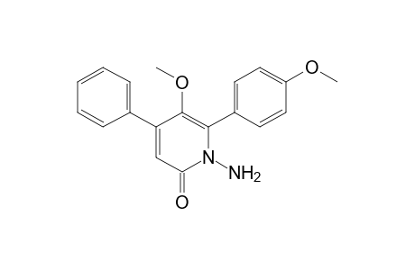 1-amino-5-methoxy-6-(p-methoxyphenyl)-4-phenyl-2(1H)-pyridone