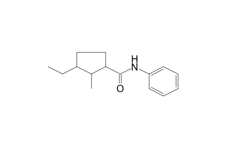 3-Ethyl-2-methyl-N-phenylcyclopentanecarboxamide