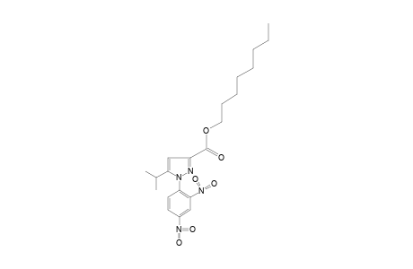 1-(2,4-Dinitrophenyl)-5-isopropylpyrazole-3-carboxylic acid, octyl ester