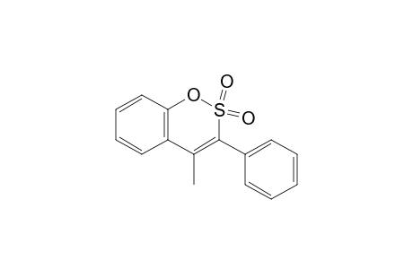 4-methyl-3-phenyl-1,2-benzoxathiin, 2,2-dioxide