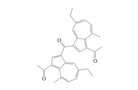 1,1'-[Carbonylbis(5-ethyl-8-methylazulene-3,1-diyl)]bis[ethanone]