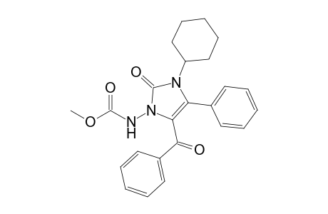 1-[(Methoxycarbonyl)amino]-3-cyclohexyl-4-phenyl-5-benzoyl-1,3-imidazolin-2-one