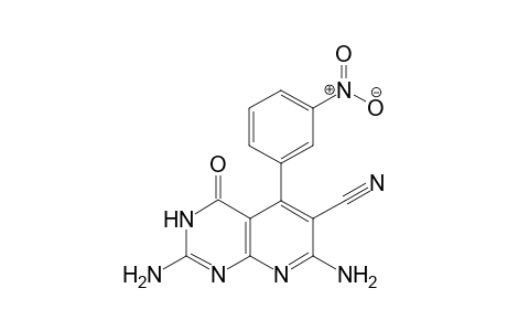 2,7-Diamino-5-(3-nitrophenyl)-4-oxo-3,4-dihydropyrido[2,3-d]pyrimidine-6-carbonitrile