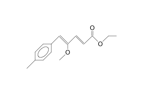 (2E,4E)-4-Methoxy-5-(4-tolyl)-penta-2,4-dienoic acid, ethyl ester