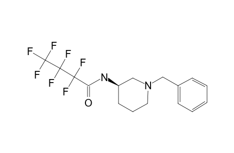 (3R)-1-Benzyl-3-piperidinamine, N-heptafluorobutyryl-