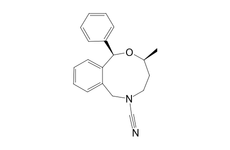 (1RS,3SR)-1-PHENYL-3-METHYL-1,3,4,5,6,7-HEXAHYDRO-2,6-BENZOXAZONINE-6-CARBONITRILE