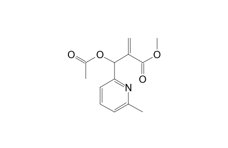 Methyl 3-acetoxy-2-methylene-3-(6-methyl-2-pyridyl)propionate
