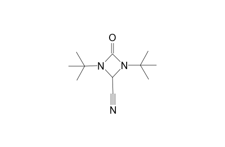 1,3-ditert-butyl-4-oxo-1,3-diazetidine-2-carbonitrile