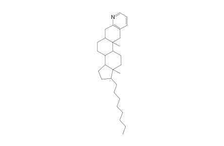 Pyrido[3,2-b]androst-2-ene, 17-octyl-