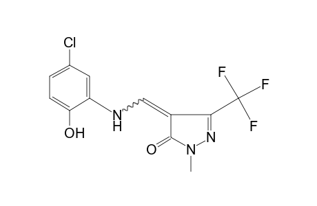 4-[(5-Chloro-2-hydroxyanilino)methylene]-1-methyl-3-(trifluoromethyl)-2-pyrazolin-5-one