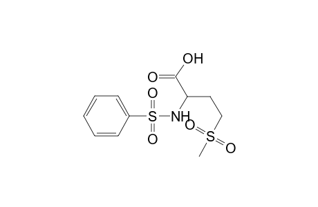 2-(benzenesulfonamido)-4-mesyl-butyric acid