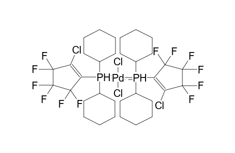 BIS[DICYCLOHEXYL(2-CHLORO-3,3,4,4,5,5-HEXAFLUOROCYCLOPENTENYL)PHOSPHINE]-PALLADIUM DICHLORIDE