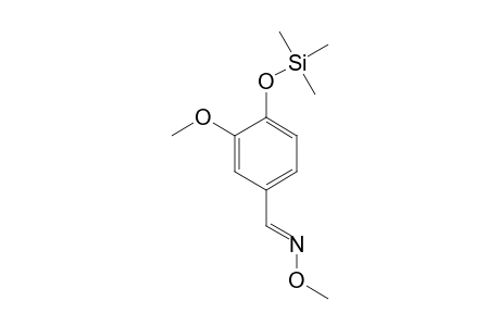 3-Methoxy-4-[(trimethylsilyl)oxy]-benzaldehyde-O-methyloxime