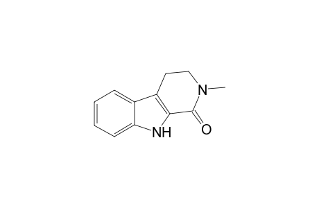 1,2,3,4-TETRAHYDRO-2-METHYL-1-OXO-1H-PYRIDO-[3,4-B]-INDOLE,STRYCHNOCARPINE