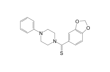 1-phenyl-4-thiopiperonyloylpiperazine