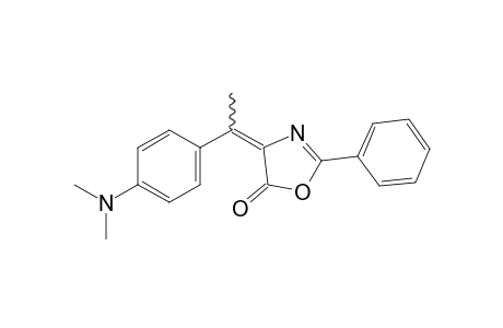 4-[p-(Dimethylamino)-alpha-methylbenzylidene]-2-phenyl-2-oxazolin-5-one