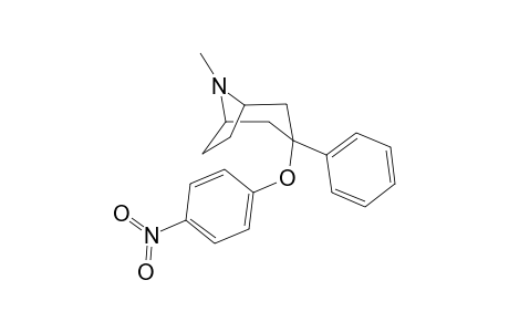 8-Methyl-3-(4'-nitrophenoxy)-3-phenyl-8-azabicyclo[3.2.1]octane