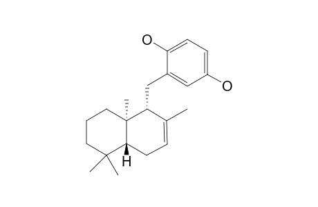 1,4-Benzenediol, 2-[(1,4,4a,5,6,7,8,8a-octahydro-2,5,5,8a-tetramethyl-1-naphthalenyl)methyl]-, [1R-(1.alpha.,4a.beta.,8a.alpha.)]-