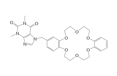 4-(1,3-Dimethyl-2,6-dioxo-1,2,3,6-tetrahydro-purin-7-ylmethyl)-dibenzo-18-crown-6