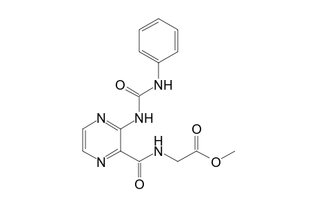 N-(METHOXYCARBONYLMETHYL)-2-(N'-PHENYLUREIDO)-PYRAZINE-3-CARBOXAMIDE