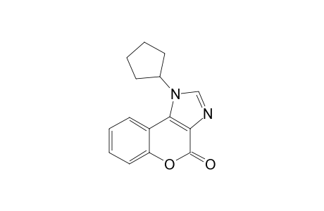 [1]Benzopyrano[3,4-d]imidazol-4(1H)-one, 1-cyclopentyl-