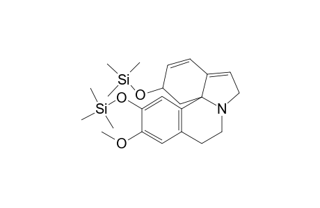 Erythrinan, 1,2,6,7-tetradehydro-16-methoxy-3,15-bis[(trimethylsilyl)oxy]-, (3.beta.)-