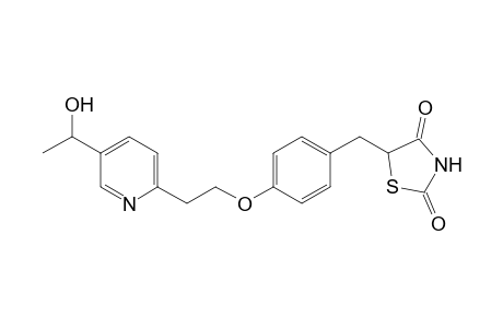 5-(4-(2-(5-(1-(Hydroxyethyl)-2-pyridyl)ethoxy)benzyl)-2,4-thiazolidinedione