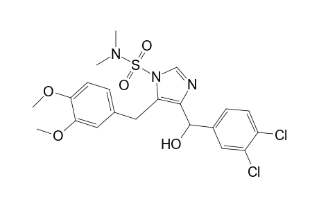 4-(3,4-Dichloro-.alpha.-hydroxybenzyl)-5-(3,4-dimethoxybenzyl)-1-dimethylsulfamoylimidazole