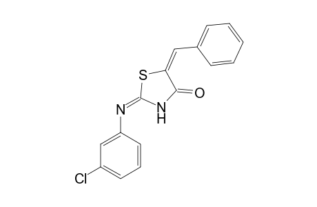 (5E)-2-(3-chloroanilino)-5-(phenylmethylene)-4-thiazolone