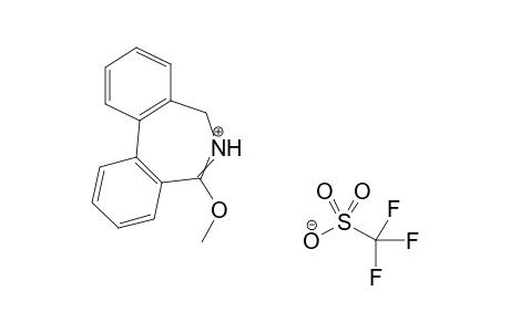 7-Methoxy-5H-dibenz[c,e]azepinium trifluoromethanesulphonate