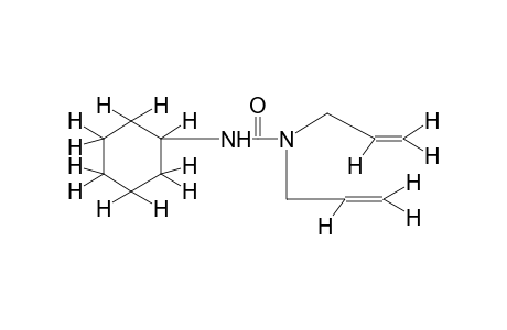 3-cyclohexyl-1,1-diallylurea