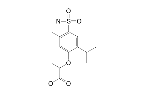 2-[(6-sulfamoylthymyl)oxy]propionic acid