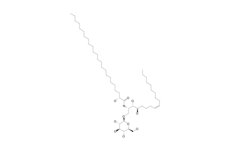 (2R)-N-[(1S,2S,3R,7Z)-1-[(BETA-D-GLUCOPYRANOSYL-OXY)-METHYL]-2,3-DIHYDROXY-HEPTADEC-7-EN-1-YL]-2-HYDROXY-TETRACOSAN-AMIDE