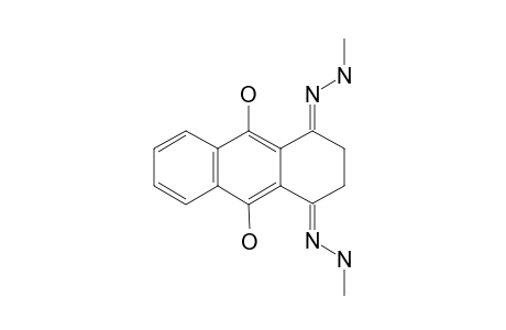 2,3-DIHYDRO-9,10-DIHYDROXY-1,4-ANTHRACENDIONE-BIS-(2-METHYLHYDRAZONE)