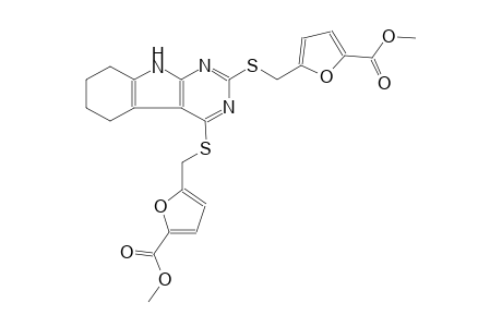 2-furancarboxylic acid, 5-[[[6,7,8,9-tetrahydro-4-[[[5-(methoxycarbonyl)-2-furanyl]methyl]thio]-5H-pyrimido[4,5-b]indol-2-