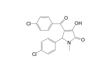 4-(4-Chloro-benzoyl)-5-(4-chloro-phenyl)-3-hydroxy-1-methyl-1,5-dihydro-pyrrol-2-one