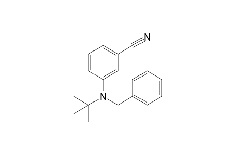 3-(N-tert-Butyl-N-benzylamino)benzonitrile