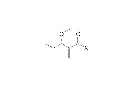 (+-)-3-Methroxy-2-methylenepentanamide