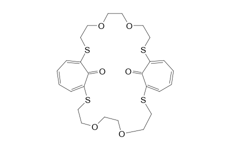 2,11,18,27-tetrathia-5,8,11,21,24-pentaoxatricyclo[20.4.1.1(12,17)]tetratriacontanhexaene-33,34-dione