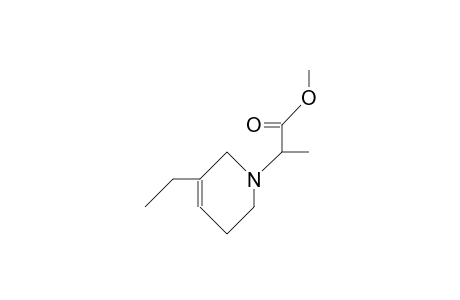 1-(.alpha.-Propionsaeuremethylester)-3-ethyl-1,2,5,6-tetrahydropyridin