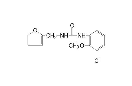 1-(3-chloro-2-methoxyphenyl)-3-furfurylurea